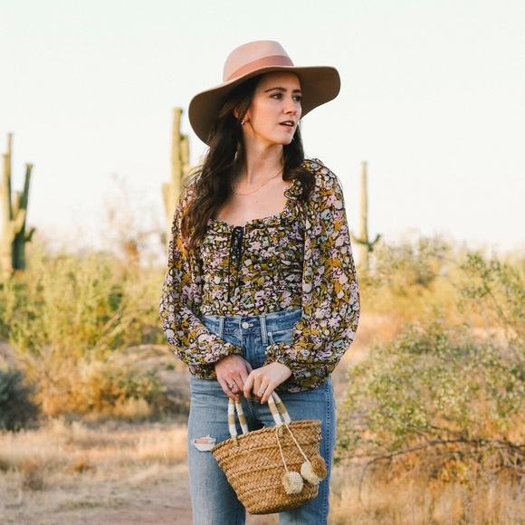 Free People Floral Blouse - Picture 3 of 7